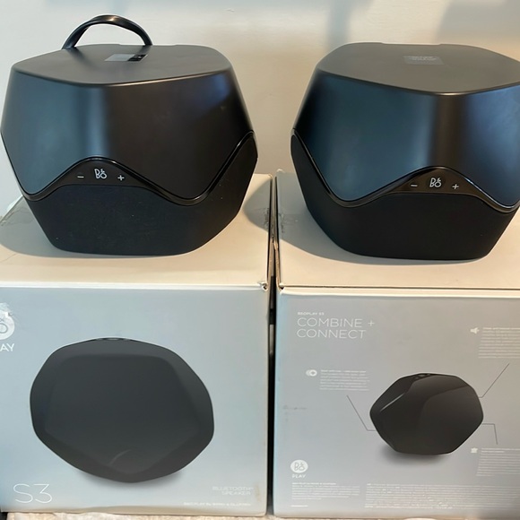 Bang & Olufsen B&O Beoplay S3 Bluetooth Speakers - Picture 1 of 14
